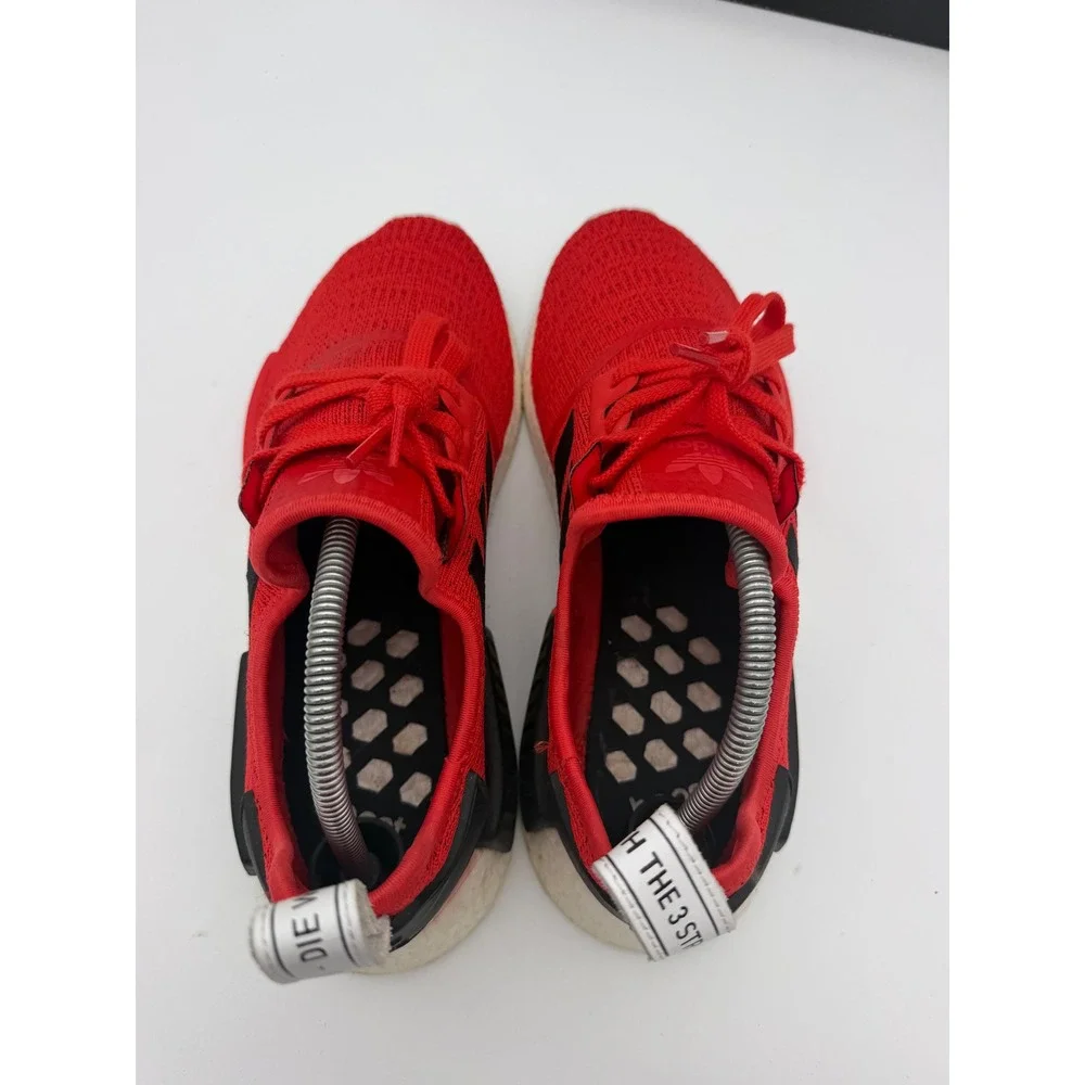 Adidas NMD_R1 Lush Red Black Mens Running Shoes BB2885 Size 10 OG Box